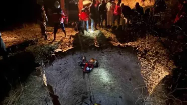 Kulp'ta Yaban Domuzu Kuyuya Düştü, Kurtarıldı
