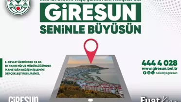 Başkan Köse'den Giresunlu Vatandaşlara Çağrı: İkametgahınızı Şehir Merkezine Taşıyın!