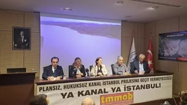 TMMOB'dan Kanal İstanbul'a Hayır Çağrısı