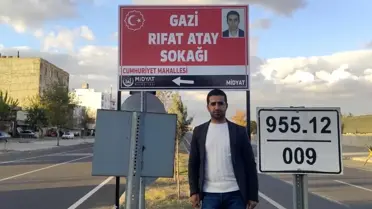 Gazi Rıfat Atay'ın İsmi Midyat'ta Bir Sokağa Verildi
