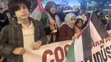 İHH'dan Filistinli Çocuklara Destek Yürüyüşü