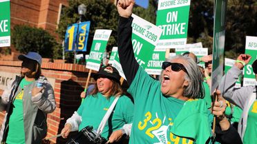 Kaliforniya Üniversitesi'nde Grev