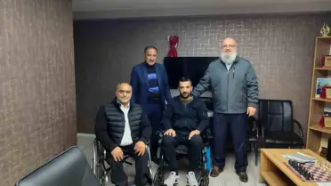Engelli Orhan Alp, Akülü Sandalyeye Kavuştu