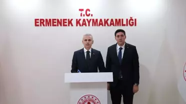 Vali Çiçekli Ermenek'te Ziyaret Gerçekleştirdi