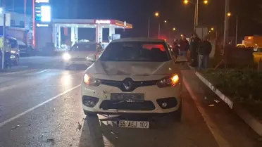 Bafra'da Bisiklet Kazası: 1 Yaralı