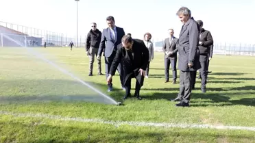 Vali Işın'dan Yoncalı Spor Tesisleri Ziyareti