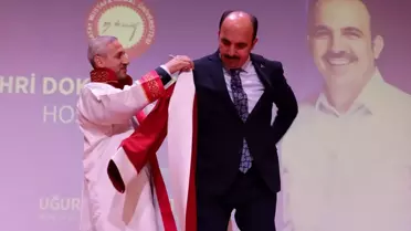 HMKÜ, Konya Büyükşehir Belediye Başkanı Uğur İbrahim Altay'a fahri doktora ünvanı verdi
