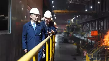 Kocaeli Valisi İlhami Aktaş, Çolakoğlu Metalurji Fabrikası'nı Ziyaret Etti