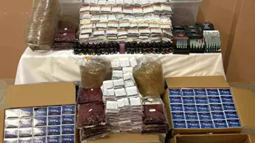 Kütahya'da Kaçak Tütün Operasyonu