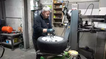 Bolu'da Kış Lastiği Yoğunluğu