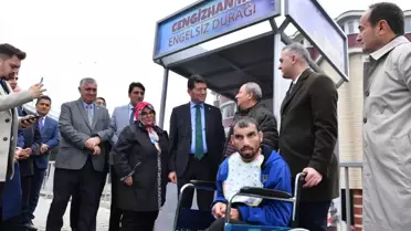 Cengizhan'ın Engelsiz Durağı Açıldı