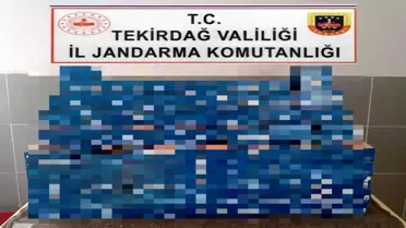 Tekirdağ’da 49 Bin Doldurulmuş Makaron Ele Geçirildi