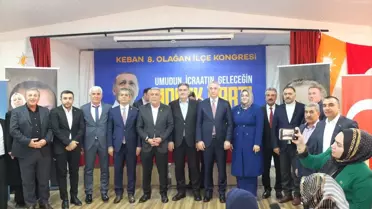 Keban'da AK Parti Kongresi Yapıldı