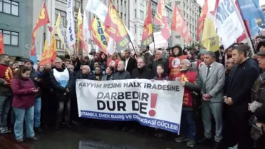 Beyoğlu'nda Kayyum Atamalarına Karşı Protesto