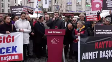 Esenyurt'ta Demokrasi Nöbeti.