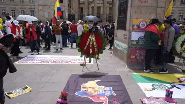 Kolombiya'da Hükümete Protesto