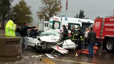 Gaziantep'te Kaza: 1 Ölü, 3 Yaralı