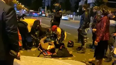 Kayseri'de motosiklet kazası