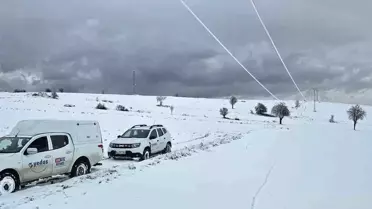 YEDAŞ, Kar ve Fırtına Nedeniyle Elektrik Kesintilerine Müdahale Ediyor