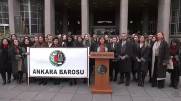 Ankara Barosu'ndan '25 Kasım' Eylemi: 'İstanbul Sözleşmesi'ni Savunmak, Kadın Cinayetlerini ve Şiddeti Durdurmak Hepimizin Sorumluluğudur'