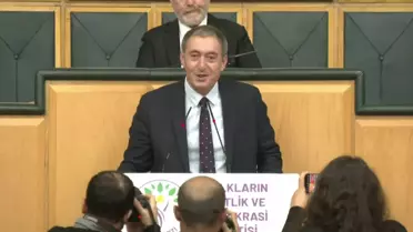 Dem Parti Grup Toplantısı...Tuncer Bakırhan: 'Türkiye'de Barış İsteyen Aydını, Yazarı, Sanatçısı da İmralı'ya Gitmelidir.