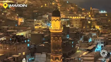 Mardin'de İlk Kar Görüntüleri Dronla Paylaşıldı