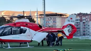 Ambulans Helikopter Silahlı Yaralı İçin Havalandı