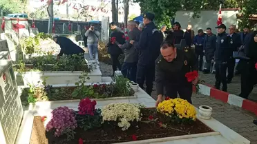 Şehit Uzman Onbaşı Bünyamin Çabuk, Adana'daki kabri başında anıldı