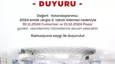 Niğde Belediyesi'nden Emlak Vergisi Uyarısı