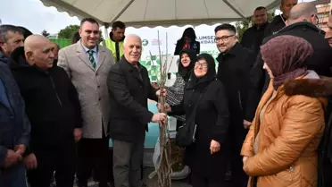 Bursa'da Çiftçilere 75 Bin Fide ve Fidan Dağıtıldı