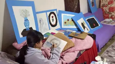 Engelli Zehra’nın Resimle Hayata Tutunuşu