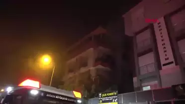 Antalya'da Polis Memurunun Evinde Yangın Çıktı