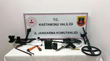 Tosya'da İzinsiz Kazı Yapan 4 Kişi Yakalandı