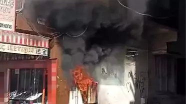 Şanlıurfa'da Elektrik Panosunda Yangın