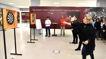 Tepebaşı Belediyesi'nden Dünya Kadın Hakları Günü'ne Özel Dart Turnuvası
