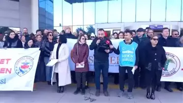 Samsun'da Sağlık Çalışanları Eylemde
