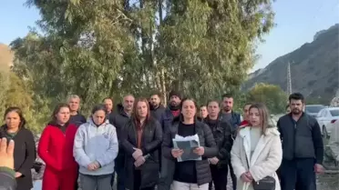 Hatay'da Taş Ocağına Tepki Büyüyor