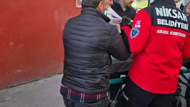Rahatsızlanan Kadın Hastaneye Kaldırıldı