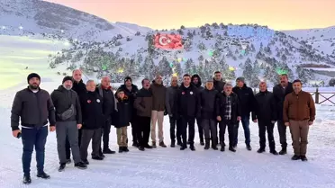 Taksiciler Ergan Dağı'nda Buluştu