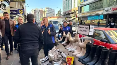 Adana'da Kaldırım İşgali Denetimleri Devam Ediyor