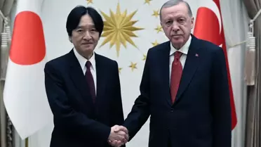 Cumhurbaşkanı Erdoğan, Japonya Veliaht Prensi Fumihito'yu kabul etti (3)