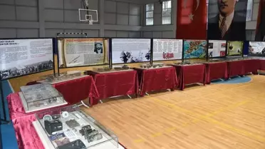 Alaçam'da Çanakkale Savaş Eserleri ve Resim Sergisi açıldı
