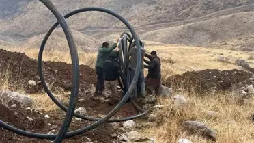Umurlu Sınır Kapısı'na Su Hattı