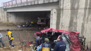 Ankara'da otomobil şarampole uçtu: Aynı aileden 5 kişi hayatını kaybetti