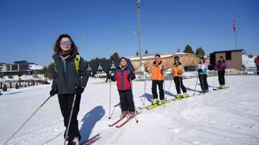 Ergan Kayak Merkezi'nde Dağ Kayağı Sezonu Açıldı