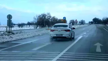 Konya'da Sürücülere Kış Uyarısı