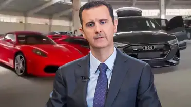 Suriye'den kaçan Esad'ın garajındaki onlarca araca el konuldu