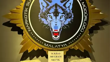 Malatya'da 16 Kilo Uyuşturucu Ele Ge geçirildi