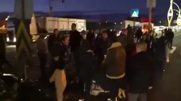 Ankara'da Öğrenci Minibüsü ile Ticari Araç Çarpıştı: 9 Yaralı