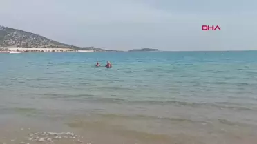 Mersin'de Kış ve Bahar Bir Arada Yaşanıyor
